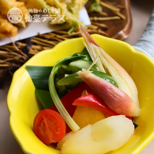 県産野菜のピクルス盛