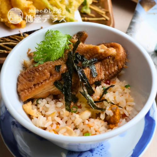 貝出し炊き込みご飯