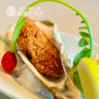 雄勝産ゆめ牡蠣フライ(自家製レモンタルタルソース)-1個-