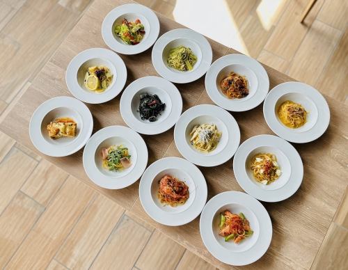 こだわりの本格パスタを好きなだけご堪能あれ◎