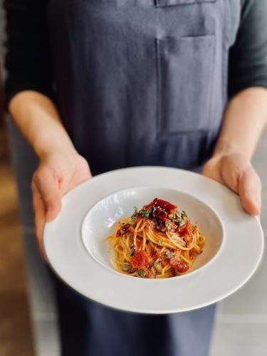 出来立てパスタが食べ放題