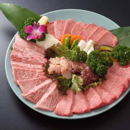 【イチオシ】～こだわり肉を満遍なく～上カルビから海鮮まで楽しめるコース　通常6600円⇒5500円