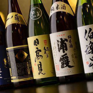 Local sake brewed in Miyagi