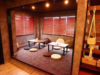 座敷席をご用意してます。