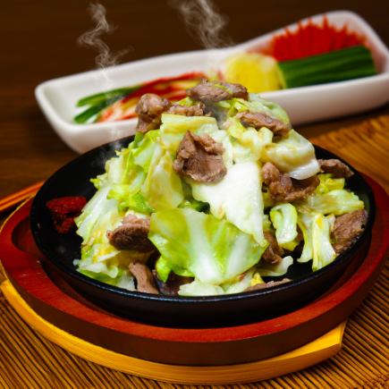 【宴会コース】鉄板熱々キャベ豚コース！2時間飲み放題付4400円(税込)