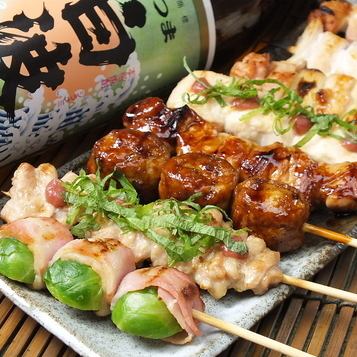八剣伝人気の『炭火焼き鳥』