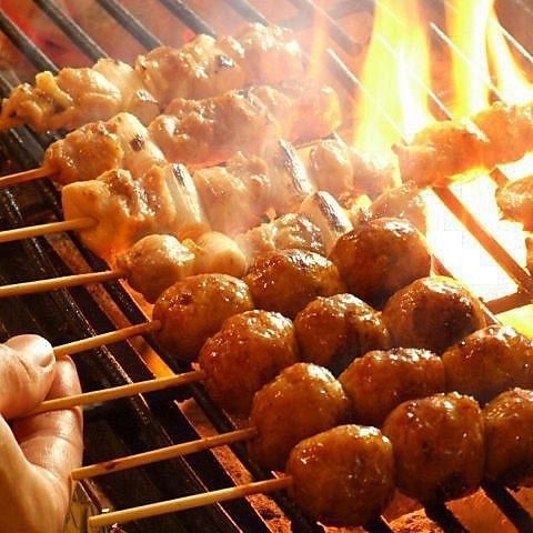 焼き鳥絶品！！ビールと◎
