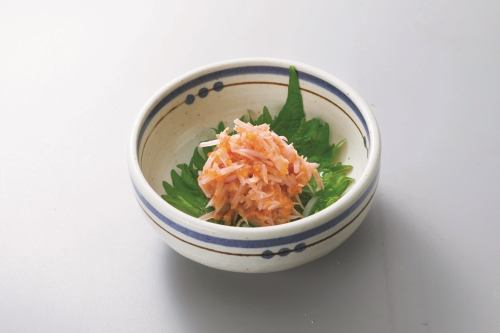 やげん軟骨梅肉和え