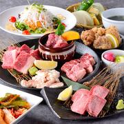 <推荐！> [烤肉满福套餐] 共13种（仅食品） * 无限畅饮+1,760日元（含税）