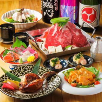 Welcome and farewell party plan [Donchan nabe & Gurichan yakiiri] Donburi-Donguri course 90 minutes with all-you-can-drink included 5,000 yen