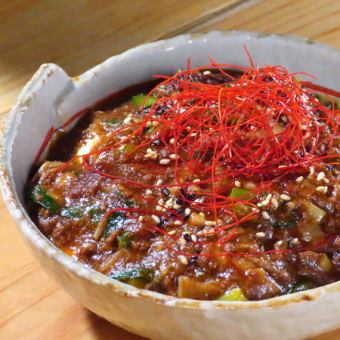 具沢山な麻婆豆腐