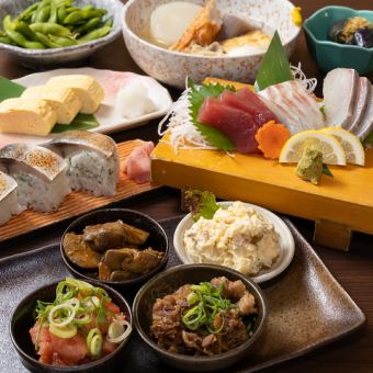 ★Daytime drinking welcome★ [All-you-can-drink included] Sashimi, side dishes, oden, etc.♪ "Showa Romance" course