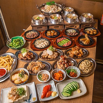 【衝撃価格 2980円(税込)】食べ放題(全66種)+飲み放題(全30種)合計96種!