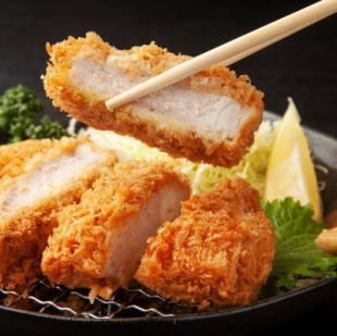 숙성돼지를 사용한 돈까스