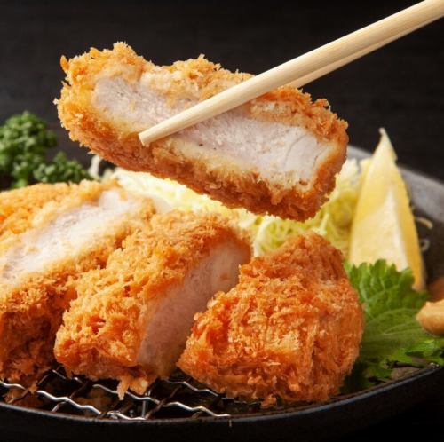 숙성돼지를 사용한 돈까스