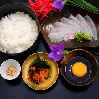 宇和島の活き鯛めしが美味い！