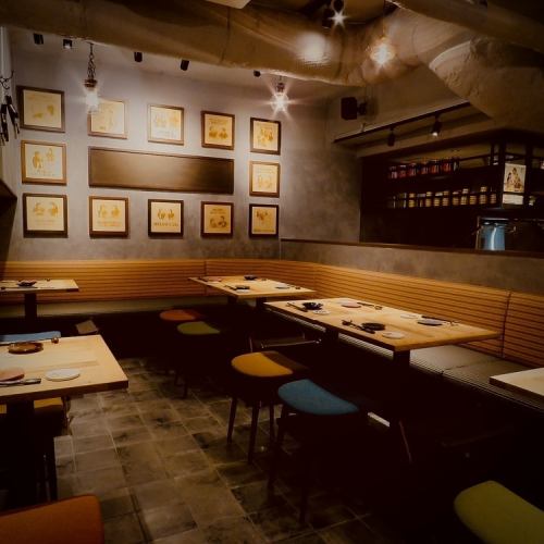 店内奥は貸し切りも大歓迎