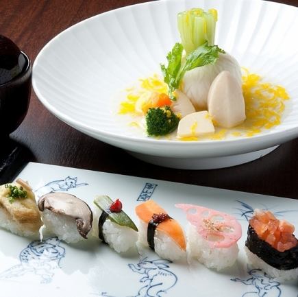 【テイクアウト】かわなか名物　野菜寿司（6貫）