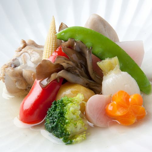 季節の野菜炊き合わせ