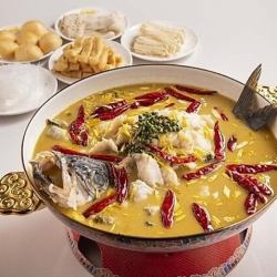 Homemade Takana Fish Hotpot