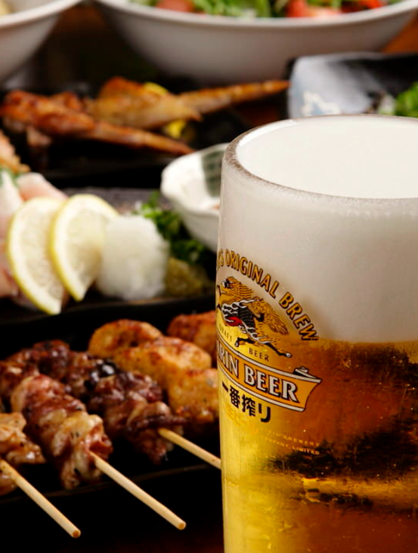 Please order two dishes on the day. 3-hour all-you-can-drink course for 1,800 yen!