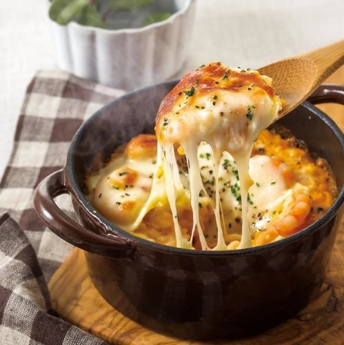 【モッツァレラ】海老とモッツァレラのイセエビ風味クリームドリア