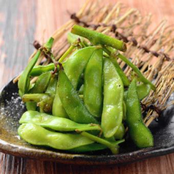 Specially selected edamame from Hokkaido