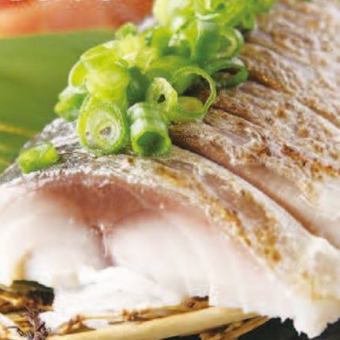 Grilled fatty tuna and marinated mackerel