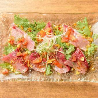 寒ブリのカルパッチョ