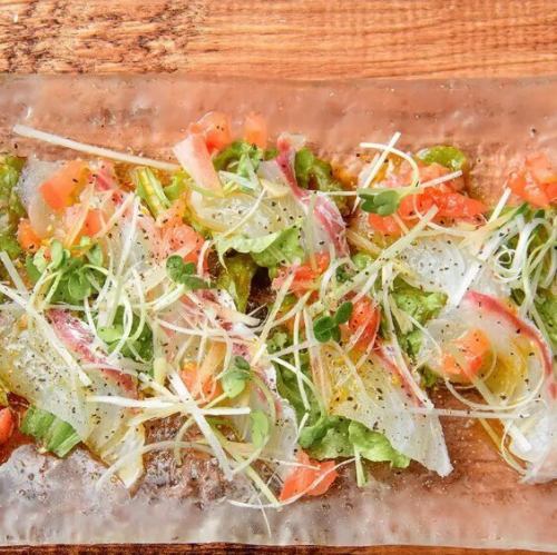 真鯛のカルパッチョ