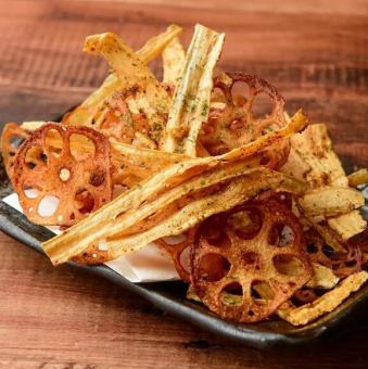 茨城の恵み　根菜チップス（レンコン＆ごぼう）