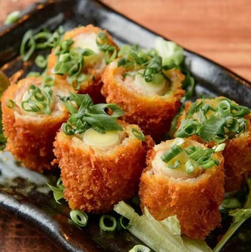 常陸の輝き豚のねぎ巻揚げ