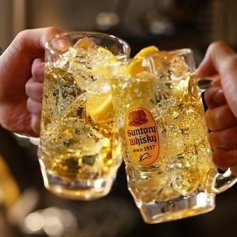 [All-you-can-drink for 120 minutes] 64 items including draft beer, kakuhai, chamisul, vinegar, lemon sour, etc. ¥1980