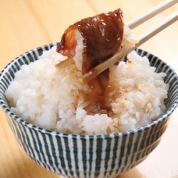 We use Tsuyahime rice from Miyagi Prefecture!