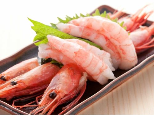 Sweet shrimp stacked nigiri (consistent)