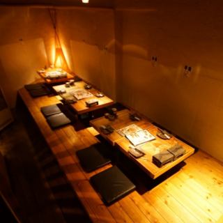宴会にもＧＯＯＤ！地下には個室風座敷も！6～18名様OK！