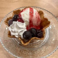 waffle ball blueberry