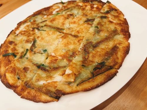 Seafood pancake