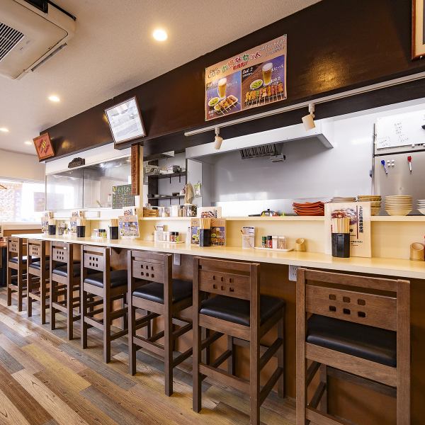 [Single diners welcome] Counter seats are available.You can enjoy your meal in a relaxed atmosphere without worrying about the surroundings. It is also perfect for solo diners. Please feel free to come and visit us!