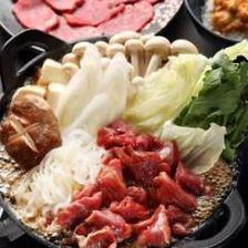 [Sakura Nabe★All-you-can-eat sukiyaki course] Enjoy the 2-hour all-you-can-drink course for 7,000 yen → 6,000 yen★
