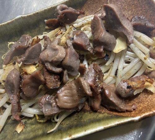 砂ずり塩焼き