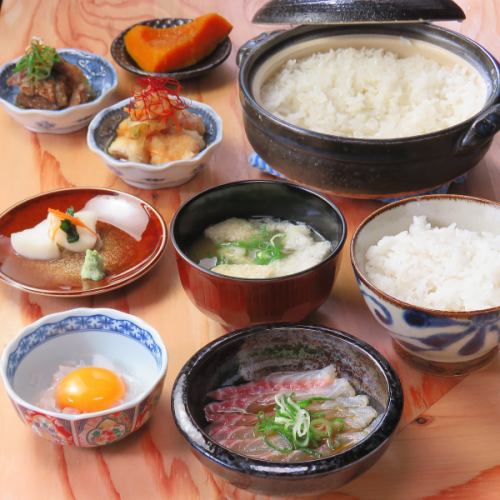 【ランチ】瀬戸内真鯛の贅沢鯛飯御膳