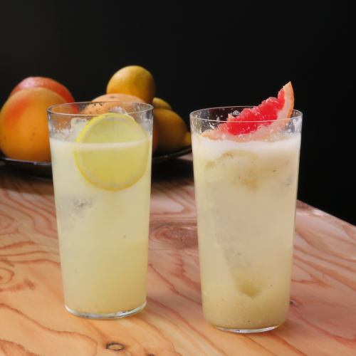 季節の柑橘自家製サワー