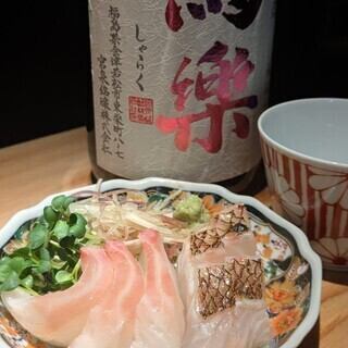 瀬戸内真鯛を贅沢に使用した旬を味わう至極の忘年会コース14品5980円(税込)