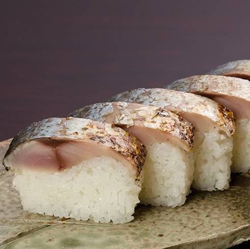 Delicious! Mackerel stick sushi