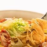明太子クリームパスタ