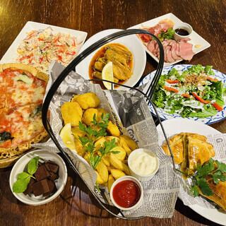 [9 food items and 2 hours of all-you-can-drink] British party plan 4,500 yen (tax included)