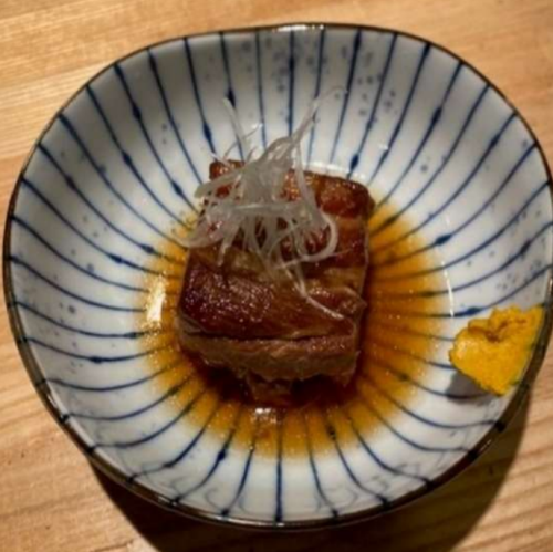 クラフトビールで煮込んだ豚角煮（国産豚肉）