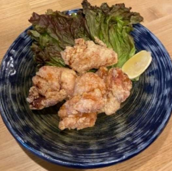 国産モモ肉 自家製鶏の唐揚げ 