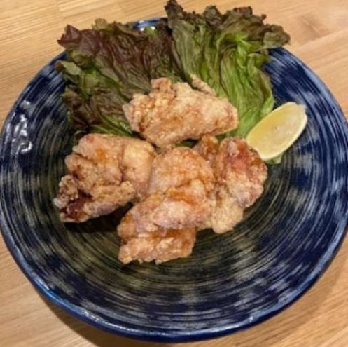 国産モモ肉 自家製鶏の唐揚げ 